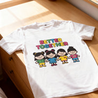 Better Together graphic tee lifestyle flat lay - Otaku Haus India