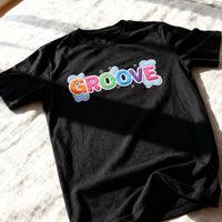 Groove streetwear tee front view - Otaku Haus India