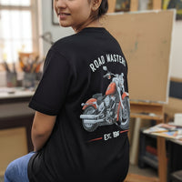 Road Masters graphic tee back view - Otaku Haus India
