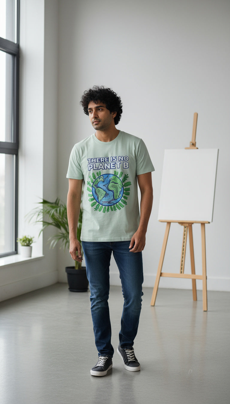 No Planet B (Puff Print)