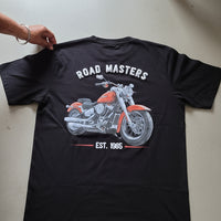 Road Masters streetwear tee back view - Otaku Haus India

