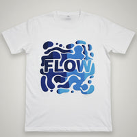 Flow streetwear tee front view - Otaku Haus India
