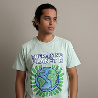 No Planet B streetwear graphic tee worn by model - Otaku Haus India

