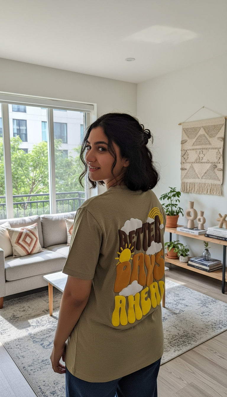 Better Days Ahead (Puff Print)